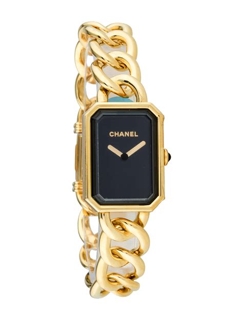 gold chanel watches